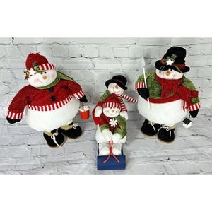 Flowers Inc Balloons 16” Tall & Fat Snowman Family Mr Mrs & Kids High Quality!